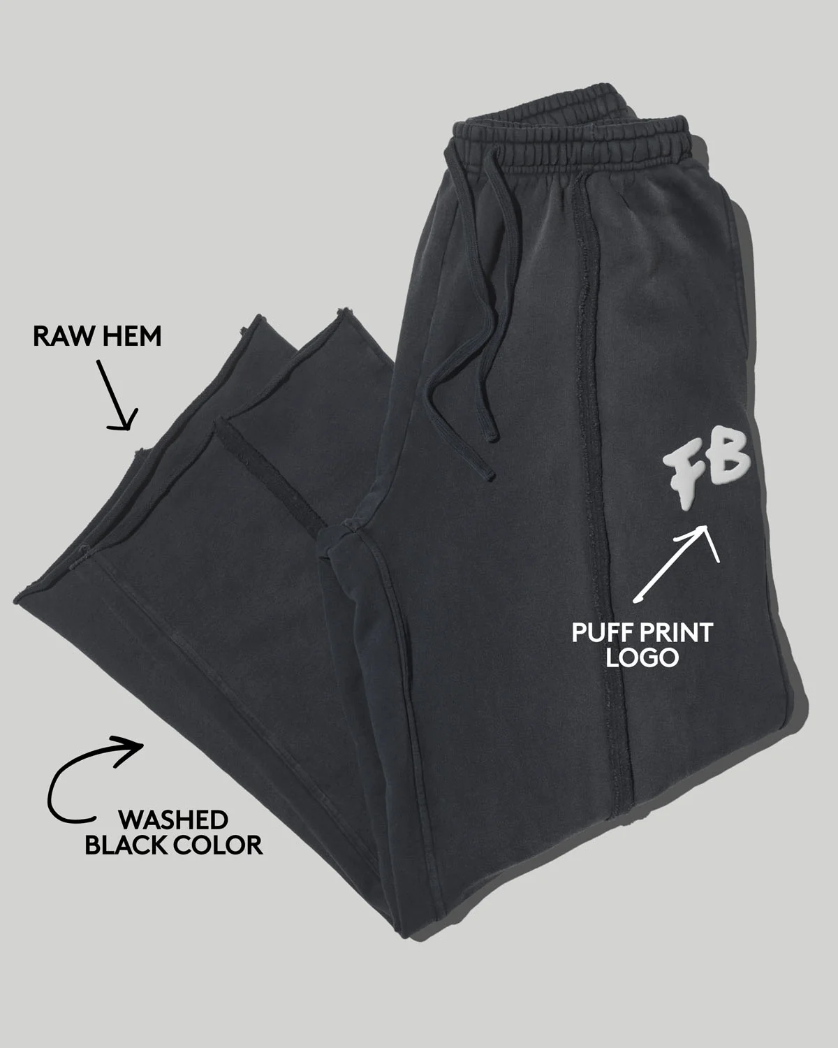 Fenty Beauty Oversized Unisex Straight Leg Sweatpants — XXXL - Image 4