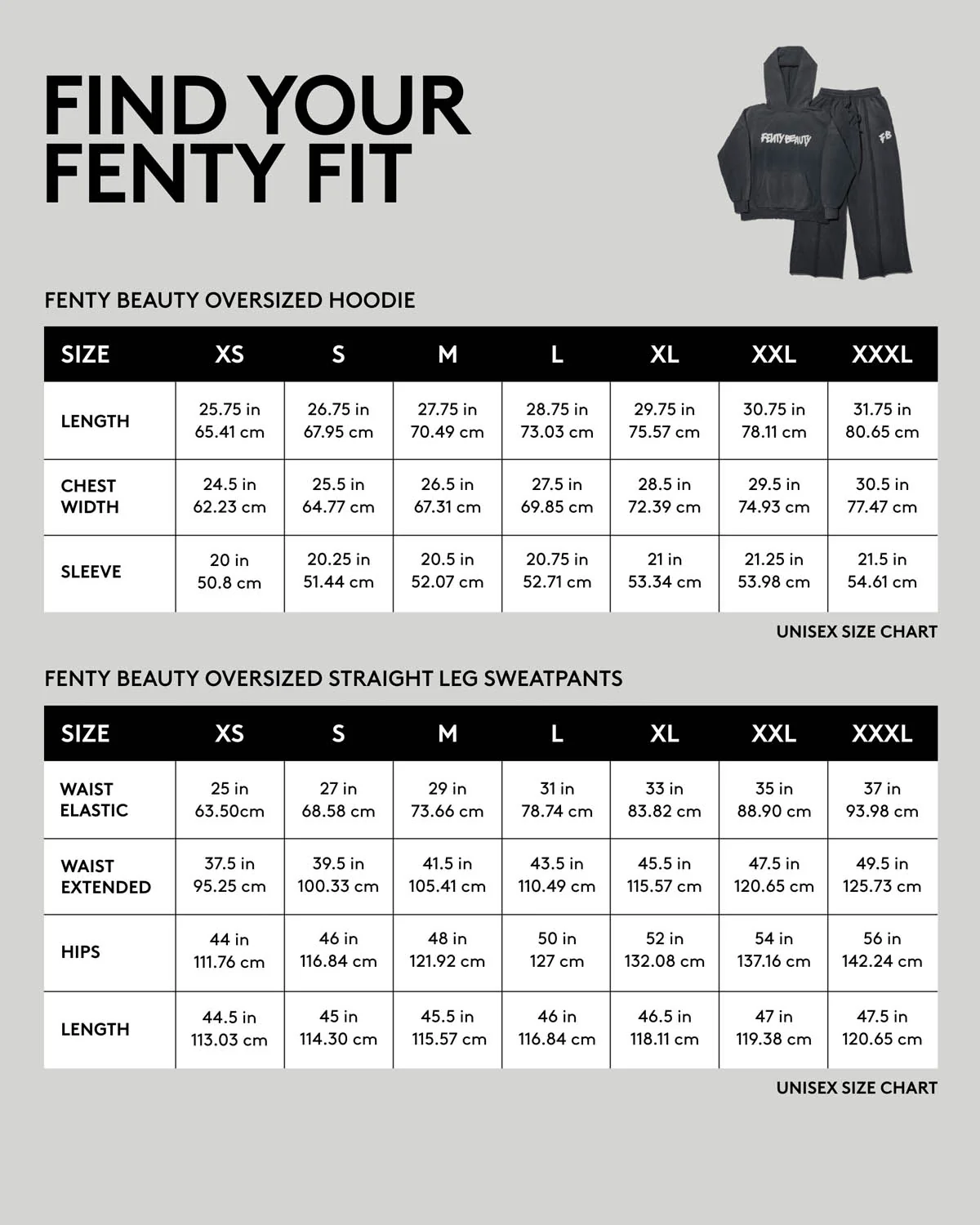 Fenty Beauty Oversized Unisex Straight Leg Sweatpants — XXXL - Image 10
