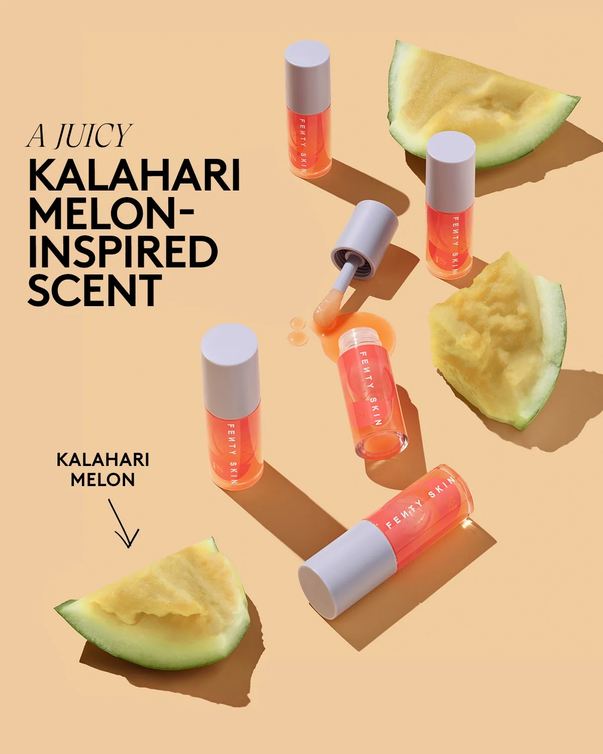Fenty Treatz Hydrating + Strengthening Lip Oil — Kalahari Melon - Image 6