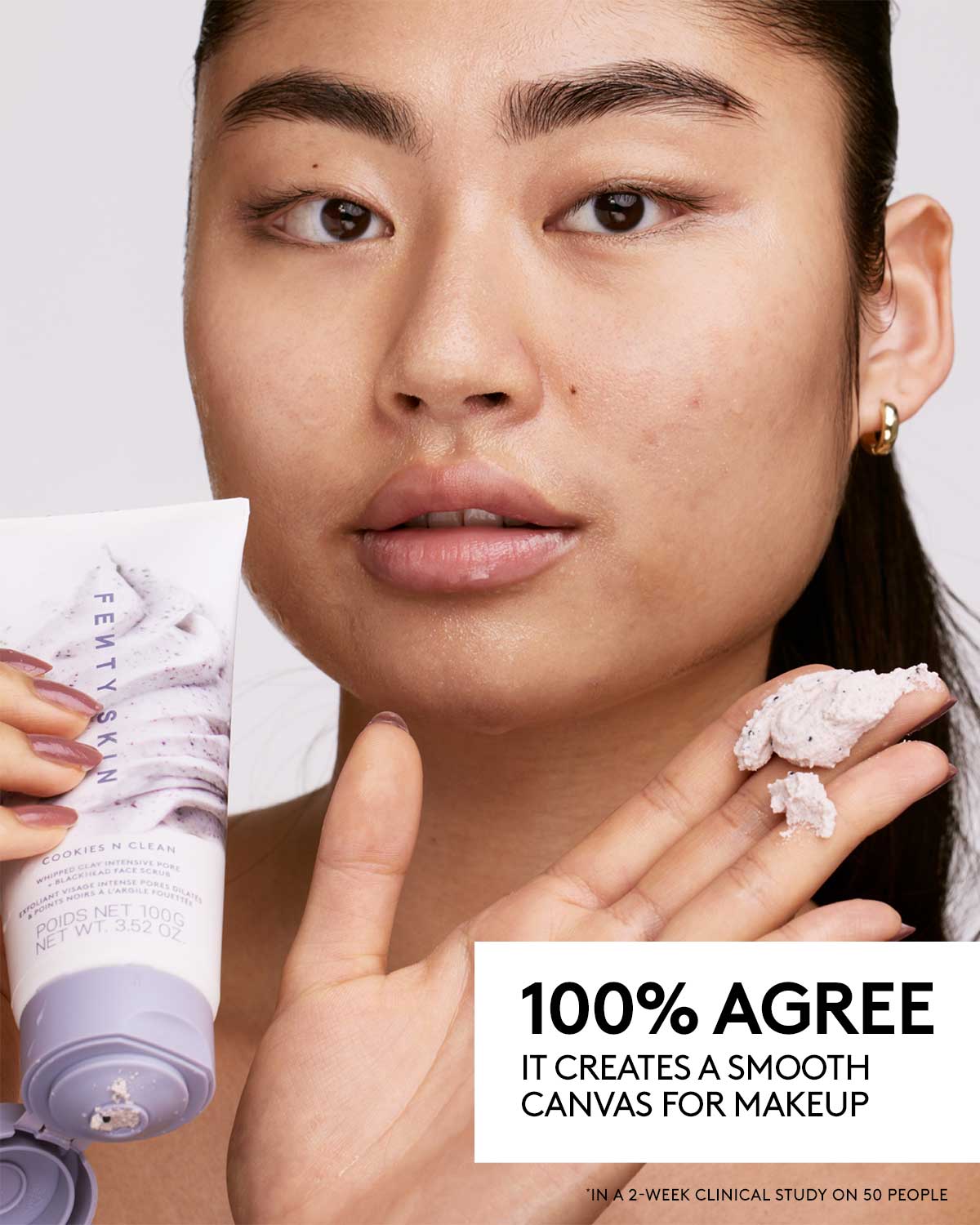 Cookies N Clean Whipped Clay Intensive Pore + Blackhead Face Scrub - Image 4