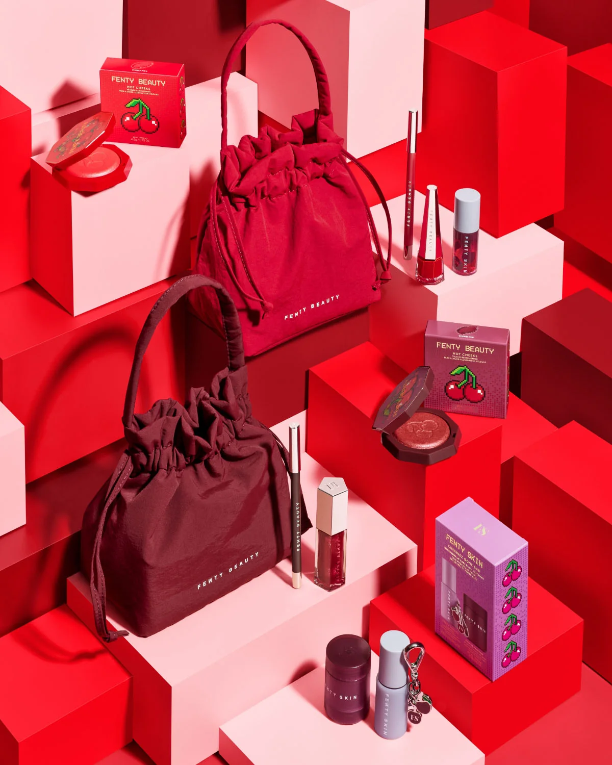 Cherry Mouth 3-Piece Lip Set + Pouch - Image 4